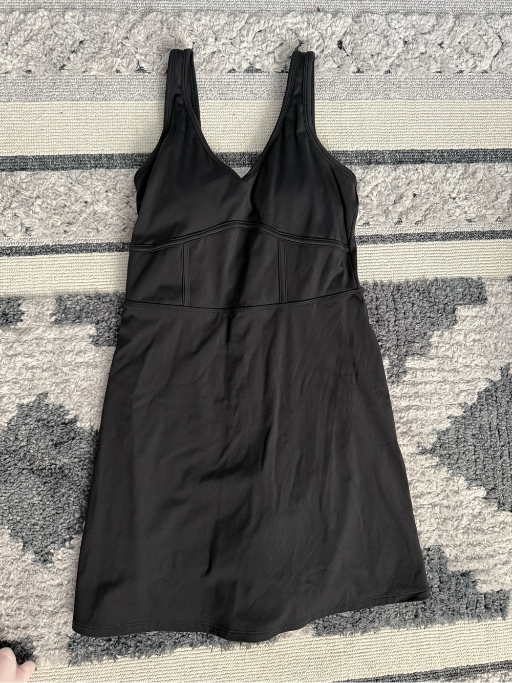 Gilly Hicks Black Sleeveless V-Neck Dress